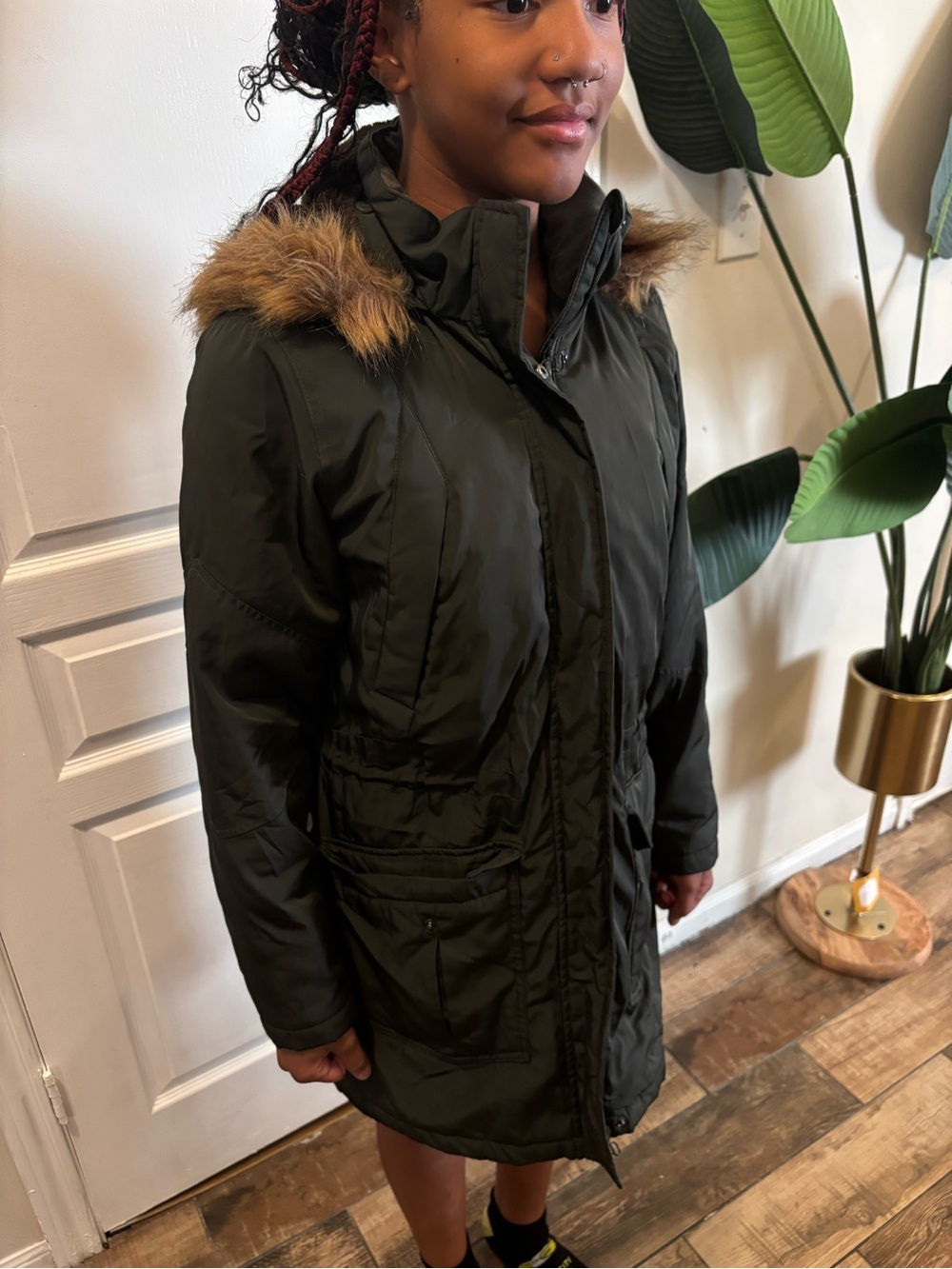 Universal Thread Black Water-Resistant Jacket - Picture 3 of 5